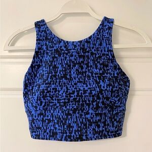 Lululemon Blue Patterned Top